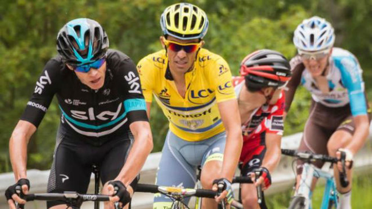 Froome, Contador y Bardet