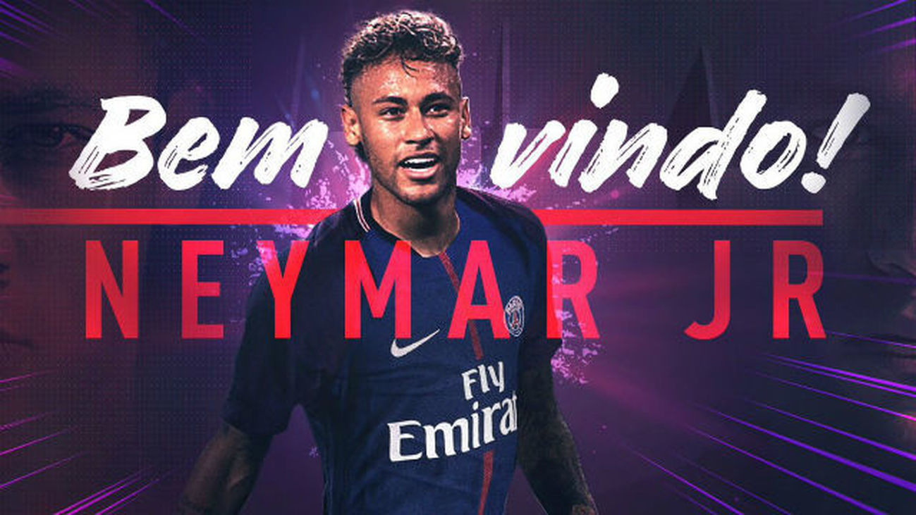 Neymar, nuevo jugador del PSG hasta 2022