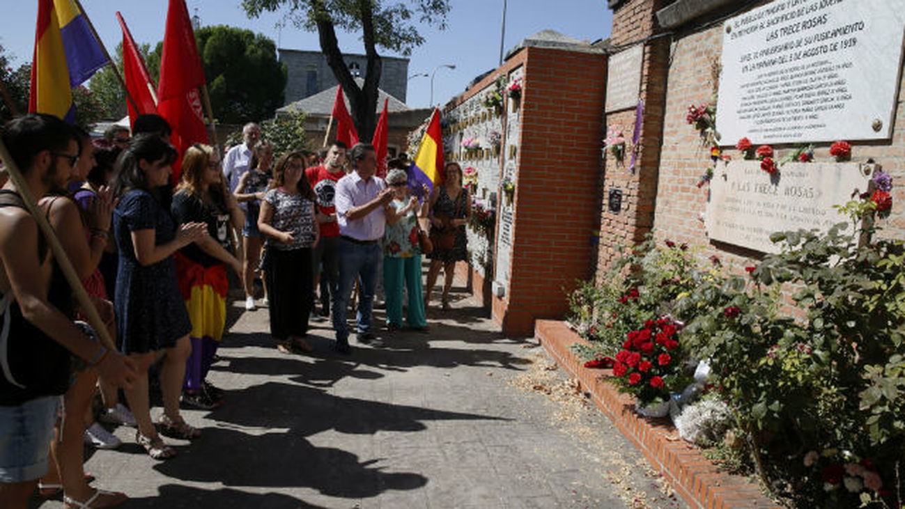 El PCE recuerda a jóvenes fusilados por el franquismo en Madrid hace 78 años