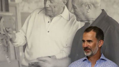 Los Reyes adentran a sus hijas en el arte de Miró y Picasso en Mallorca