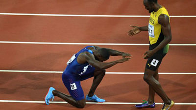 Gatlin y Coleman derrotan a Bolt en el último 100 del gran ídolo