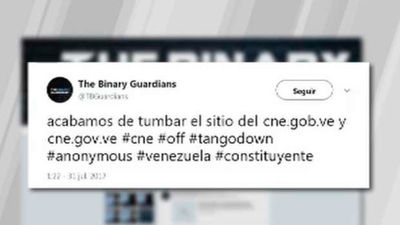 'Hackean' webs oficiales de Venezuela lanzando mensajes contra Maduro