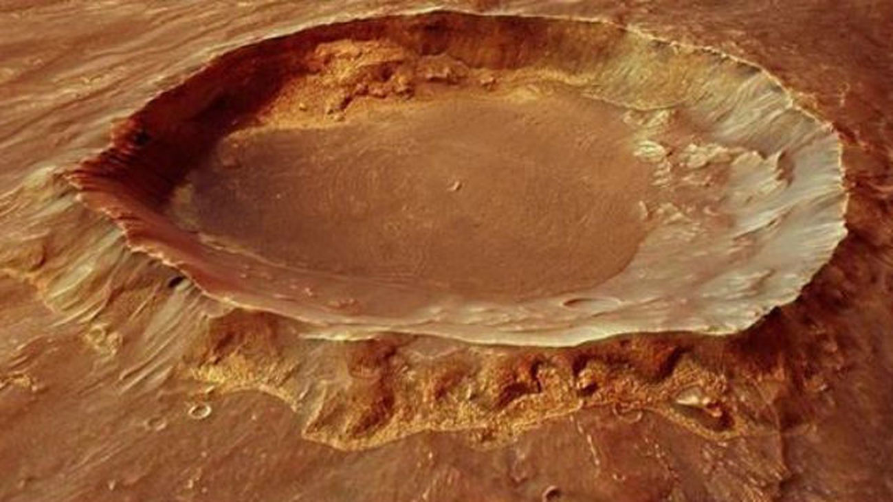 La ESA destaca el pasado volcánico de Marte gracias a la sonda Mars Express