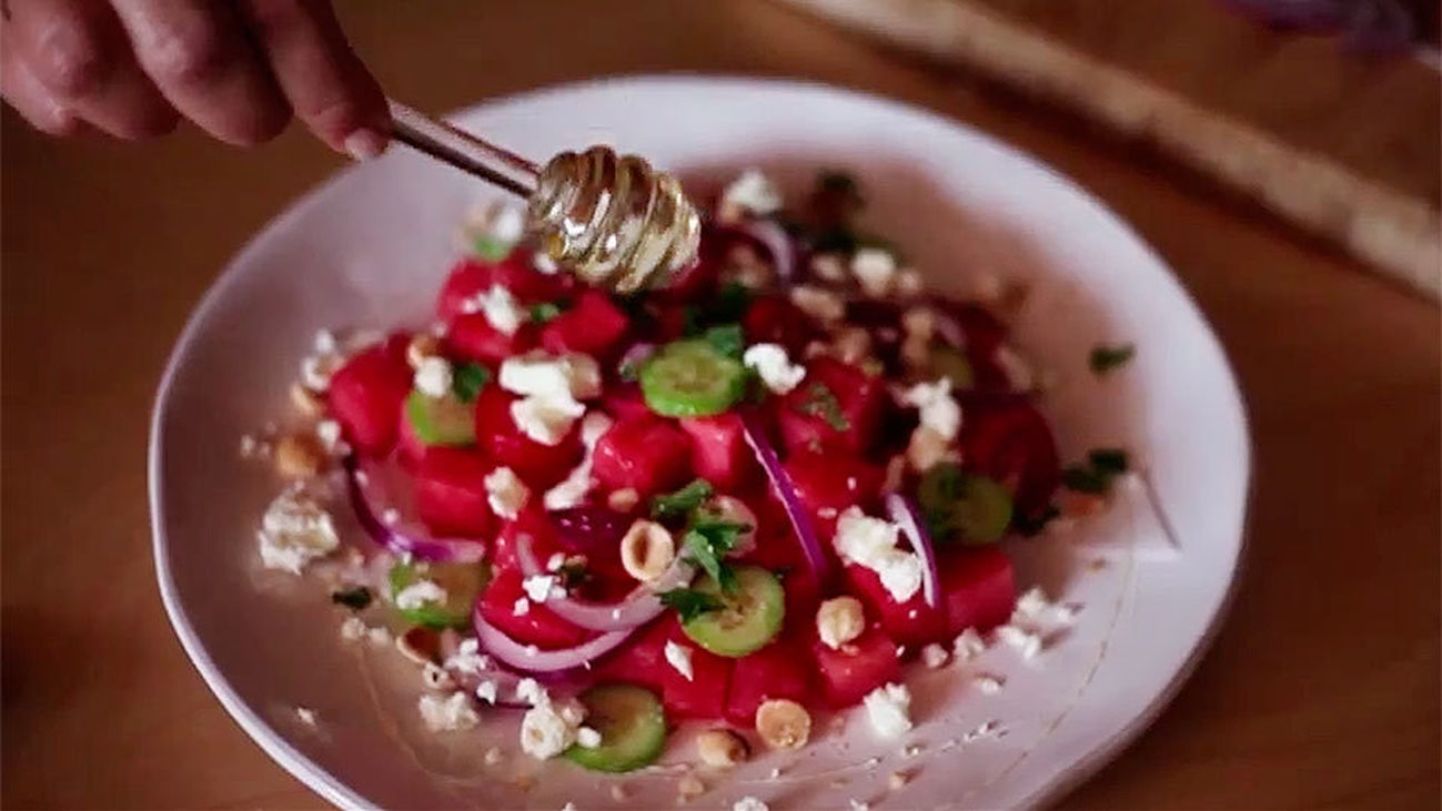 Receta de ensalada de sandía