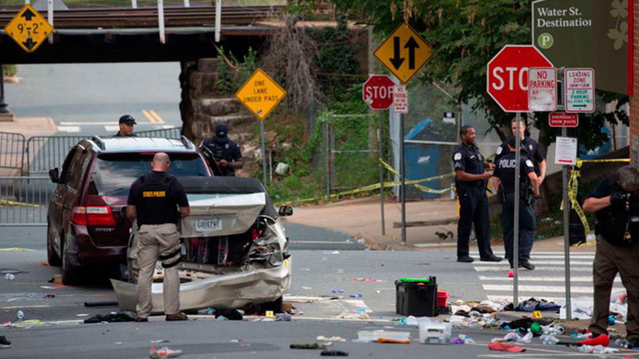 Charlottesville revive la violencia racial en los Estados Unidos de Trump