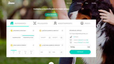 Snau, servicios para perros a domicilio