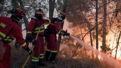 Dos grandes incendios forestales mantienen en vilo a Portugal