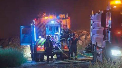 Extinguido el incendio de Cañada Real sin daños en las viviendas