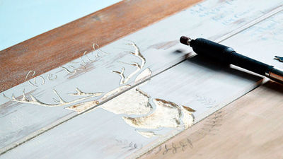 Grabado en madera para personalizar nuestros muebles