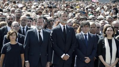 Concentraciones por el atentado de Barcelona