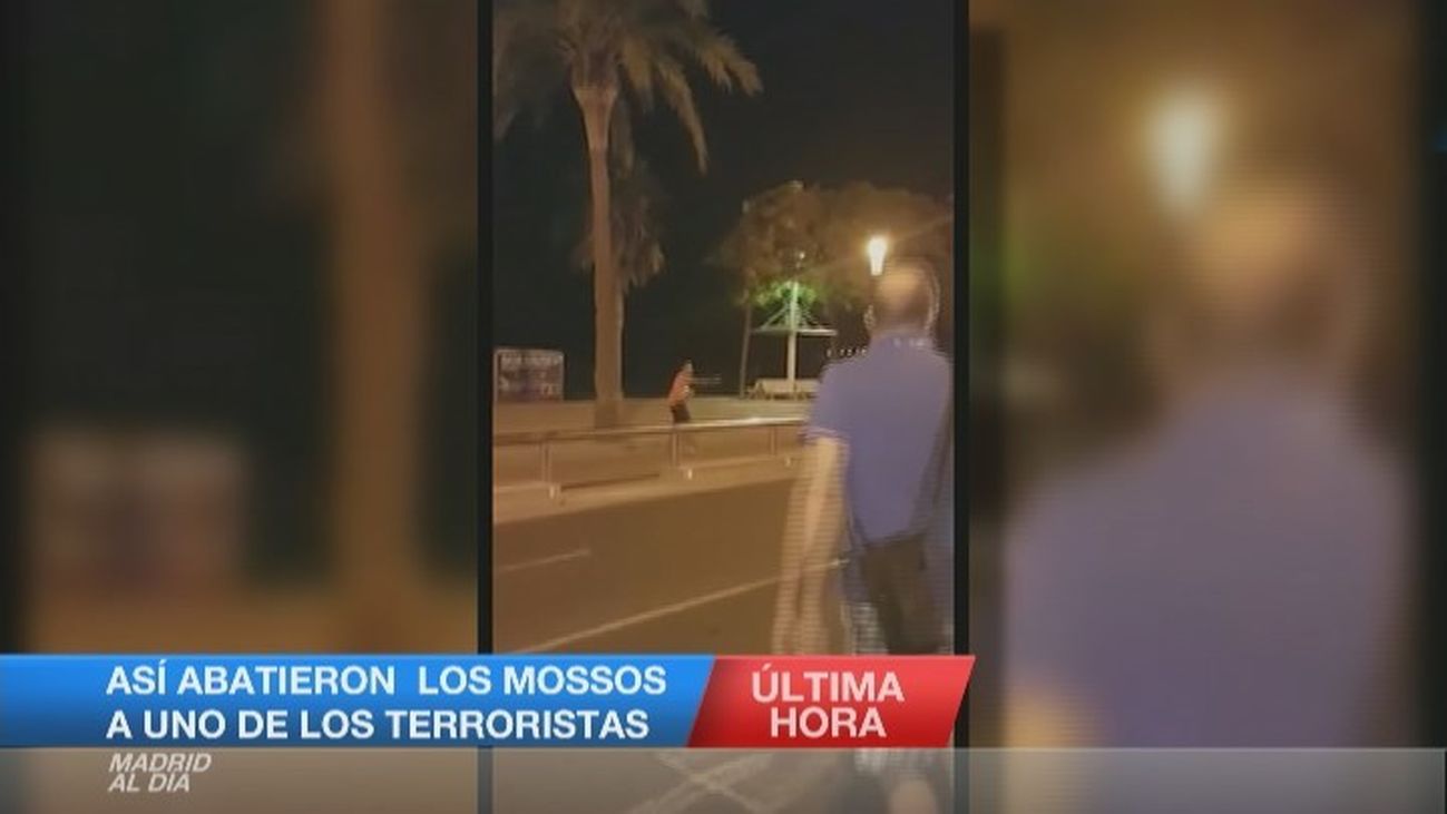 Así abatieron los Mossos a uno de los terroristas en Cambrils