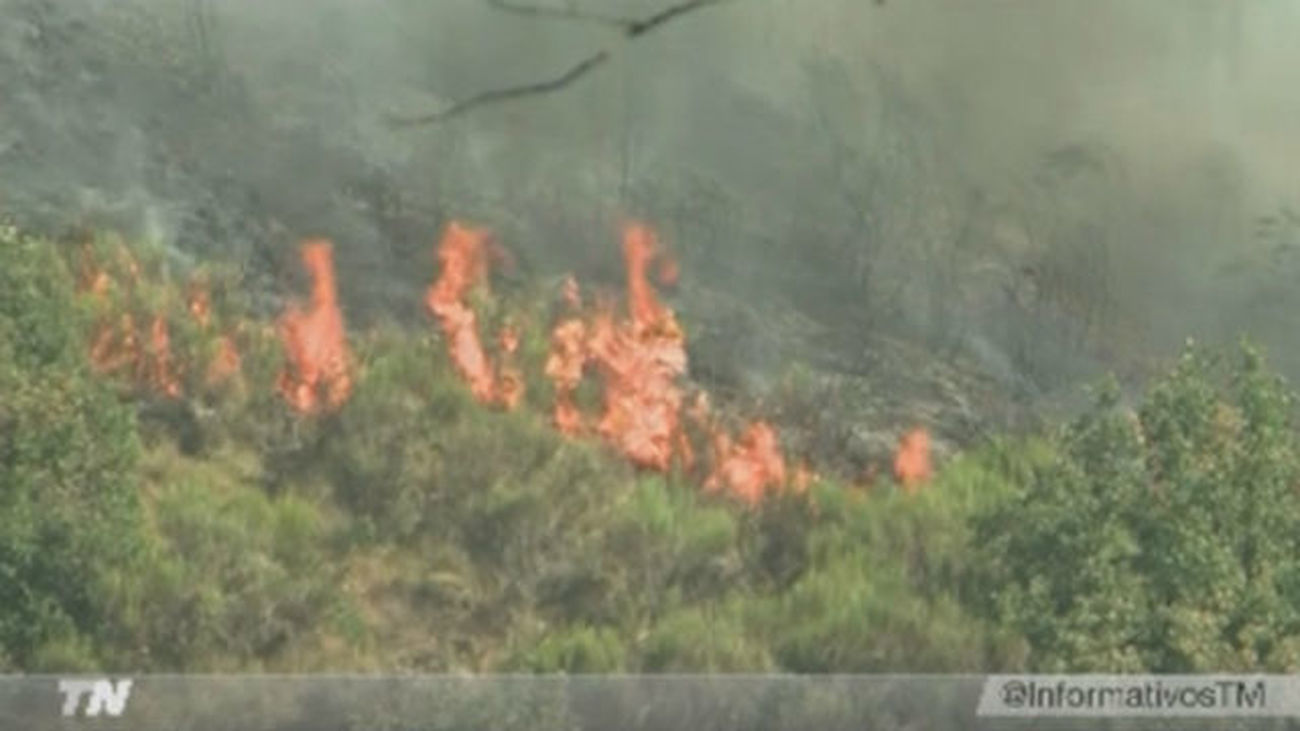 El incendio de León arrasa ya 8.000 hectáreas y avanza sin control