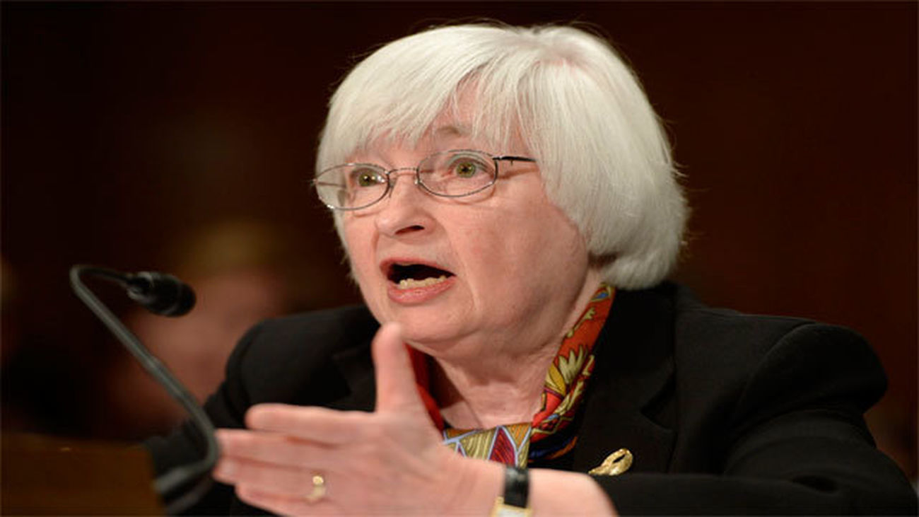 La presidenta de la Reserva Federal (Fed), Janet Yellen