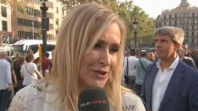 Cifuentes, Carmena y representantes de todos los  partidos se unen al grito del 'No tinc por'