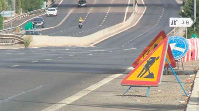 Cortes en la M-30 por la reparación del puente de la avenida del Mediterráneo