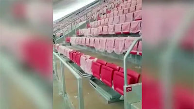 El Wanda Metropolitano hace aguas