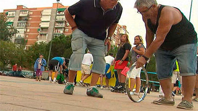 Juegos tradicionales en Aluche