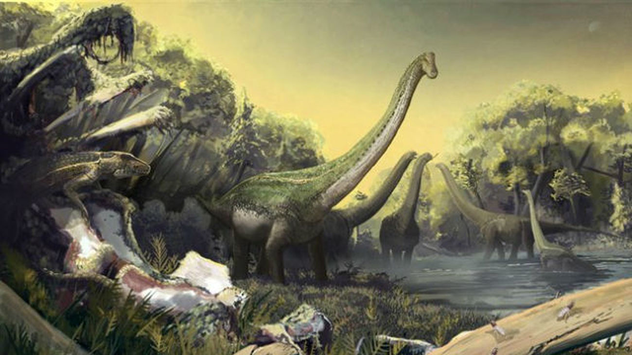 Identifican una nueva especie de titanosaurio de cinco toneladas