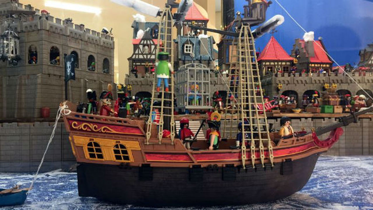 El Mercado del Juguete de Madrid recrea el ‘País de Nunca Jamás’ con más de 700 clicks de Playmobil