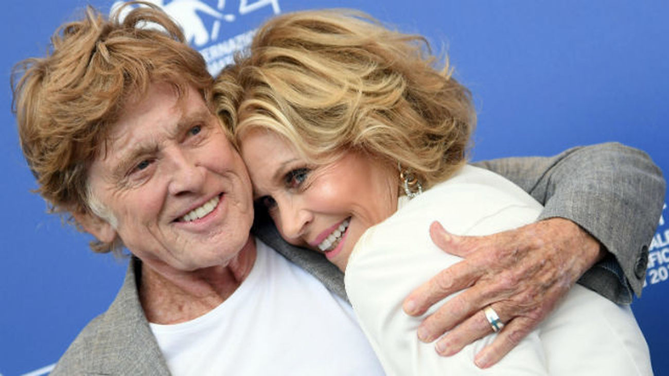 Redford y Fonda reinan en Venecia con su oda al amor maduro