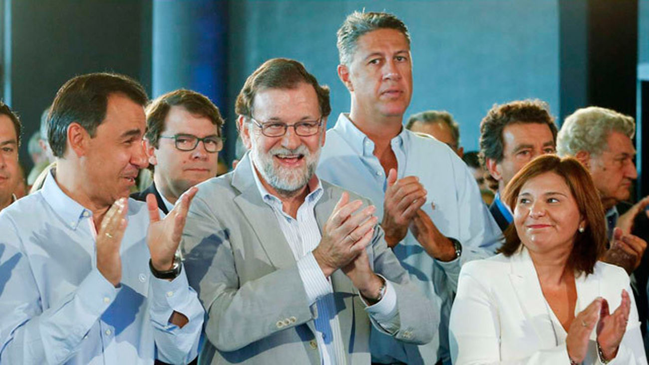 Rajoy: "Nadie va a liquidar la democracia española"