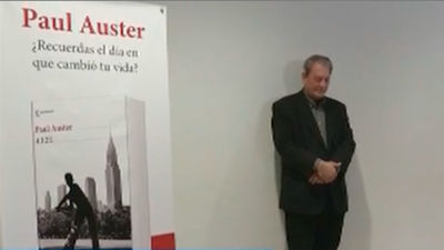 Paul Auster presenta en Madrid su novela '4,3,2,1'