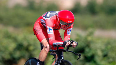 Froome impone su ley en la crono de Logroño y refuerza su liderato