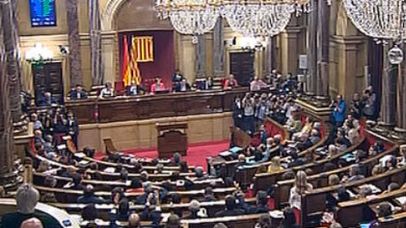 Pleno del Parlamento catalán