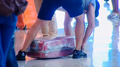 Guerra por el embalaje en el aeropuerto