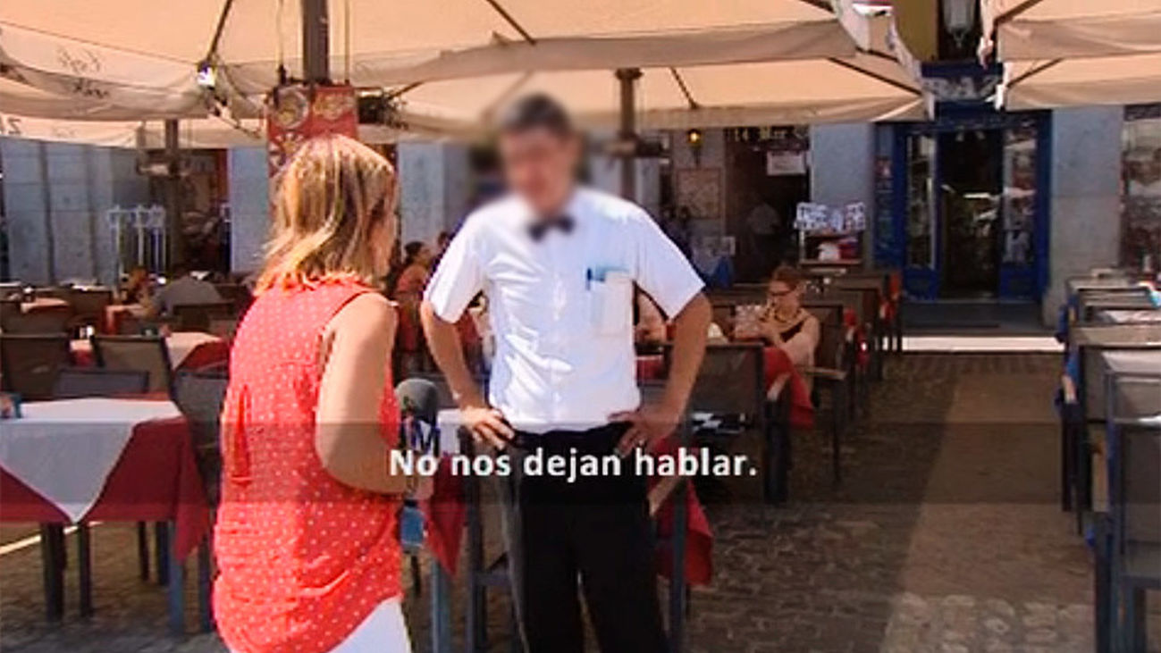 Tensión en las terrazas de la Plaza Mayor