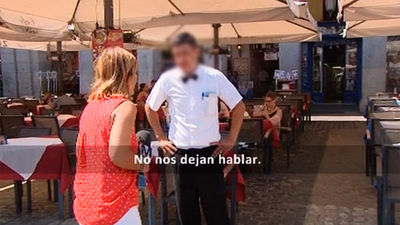 Tensión en las terrazas de la Plaza Mayor