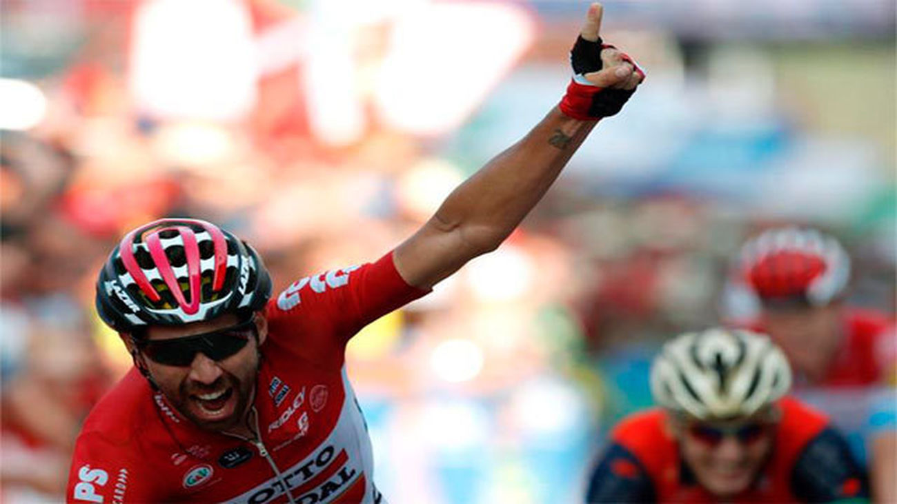 El ciclista belga del equipo Lotto Soudal, Thomas de Gendt