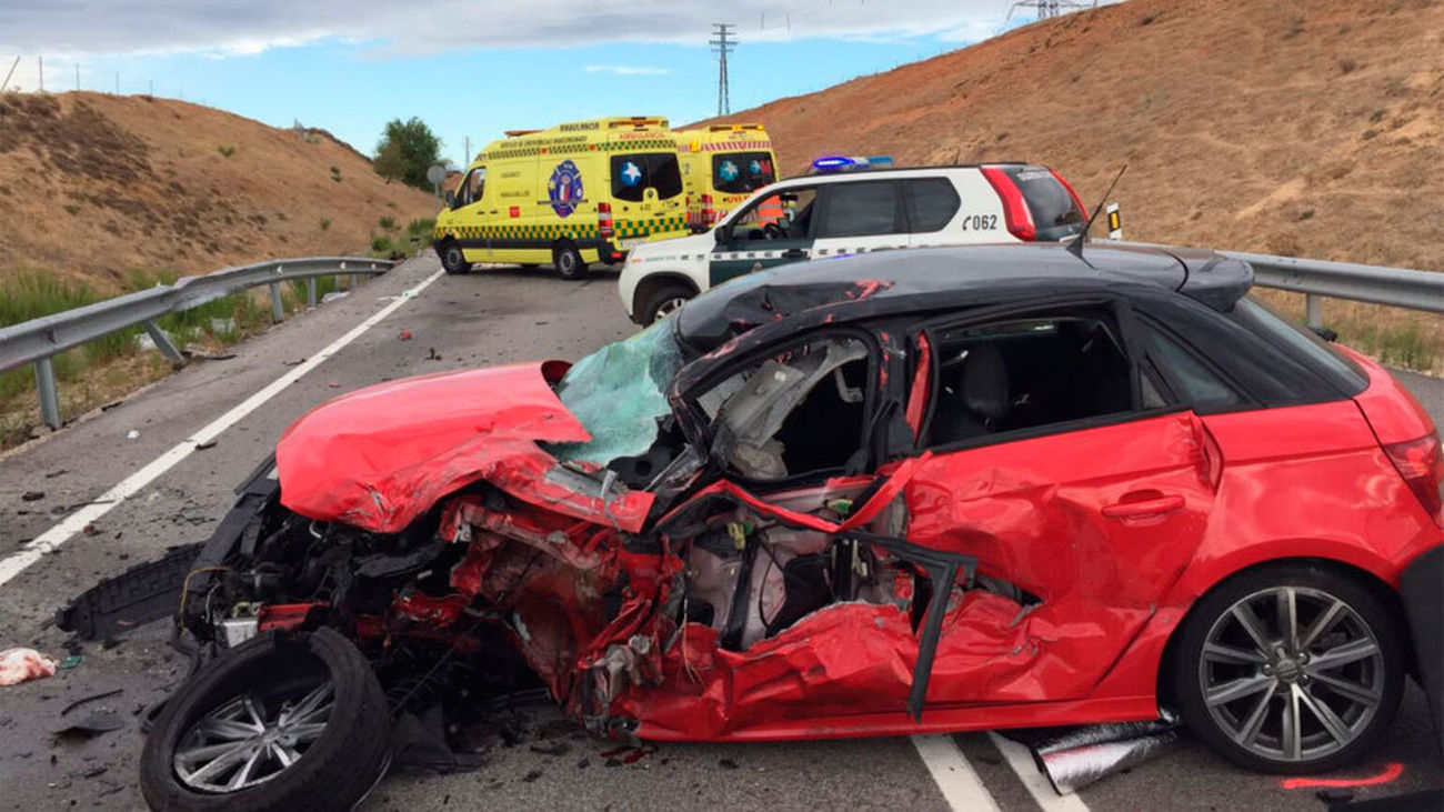 Fallece un hombre de 49 años en un choque frontal en Ajalvir