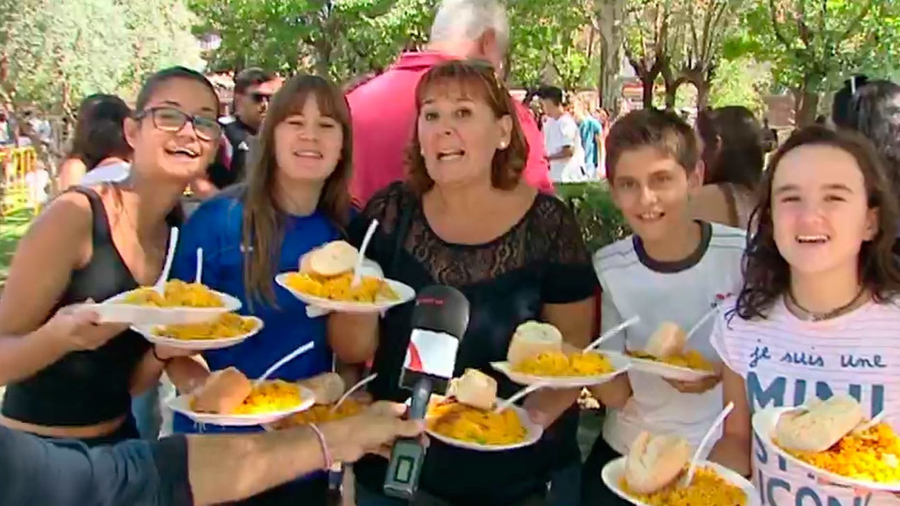 Paella gigante en Torrejón de la Calzada
