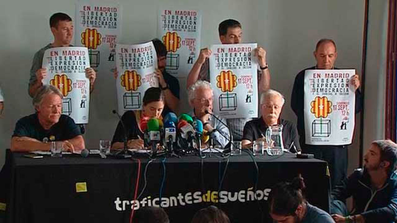 Los convocantes del acto a favor del referéndum en Madrid buscarán otro espacio