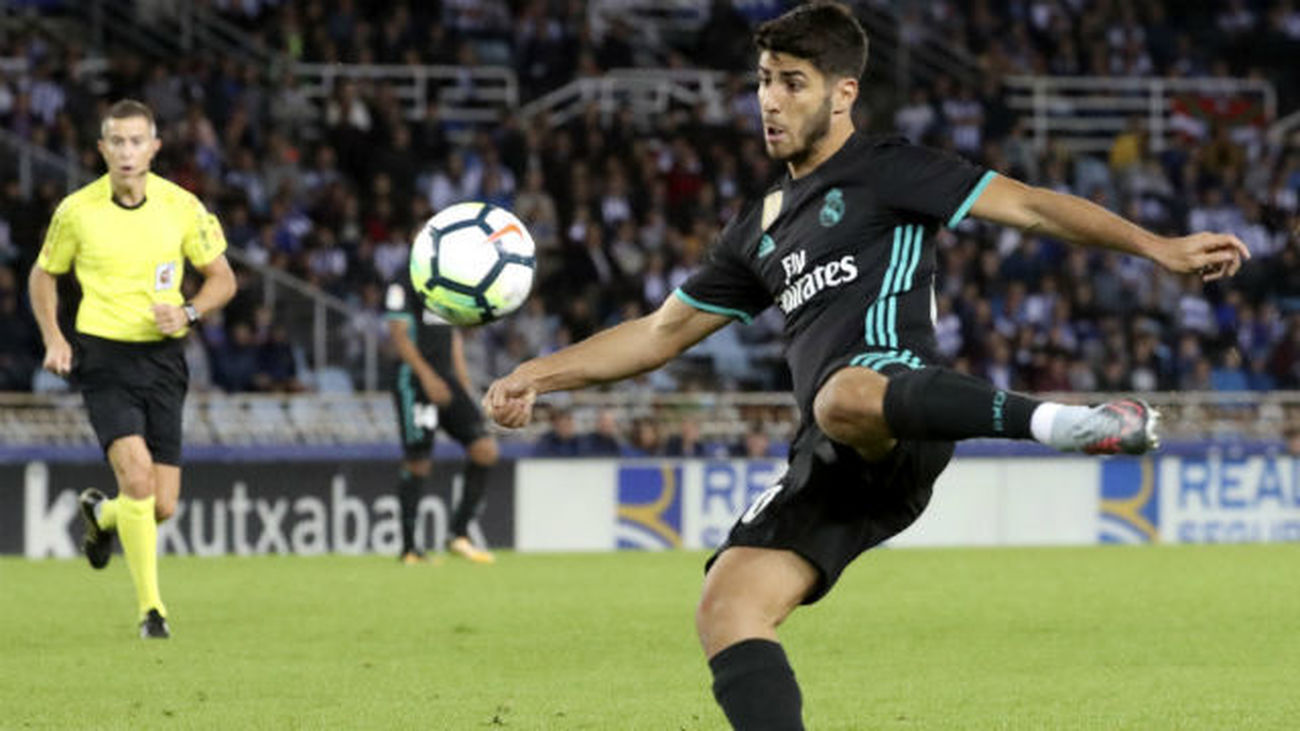 El centrocampista del Real Madrid Marco Asensio