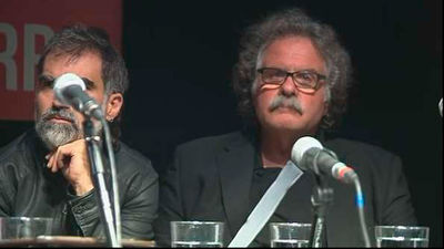 El acto en apoyo al referéndum catalán se celebra en un teatro de Lavapiés