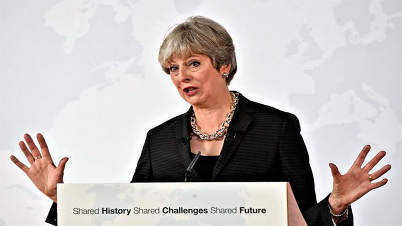 La primera ministra del Reino Unido, Theresa May