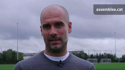 La ANC publica un vídeo en el que Guardiola defiende el referéndum del 1-O