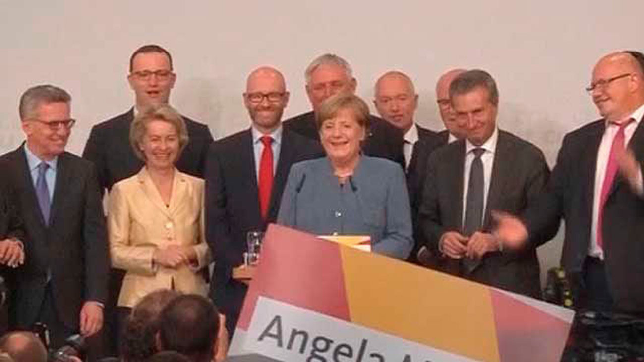 Victoria de Merkel y la ultraderecha como tercera fuerza política en Alemania