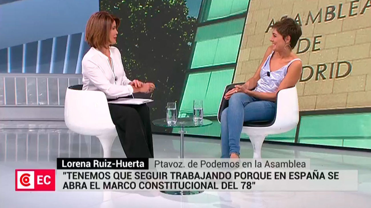 Lorena Ruiz-Huerta: "No pedimos una subida de impuestos, sino una revisión del IRPF"