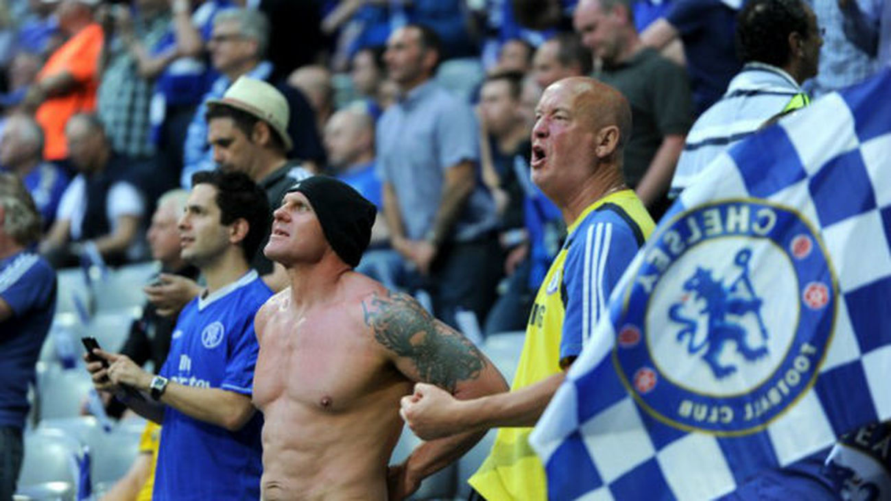 Los Hooligans del Chelsea por Madrid