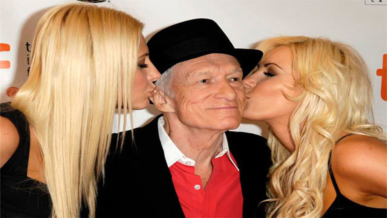 Hugh Hefner, fundador de la revista Playboy
