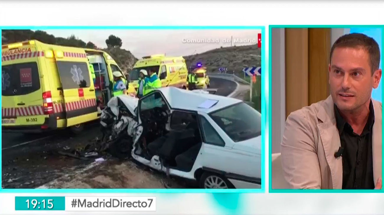 Aumenta la siniestralidad en accidentes de tráfico en Madrid