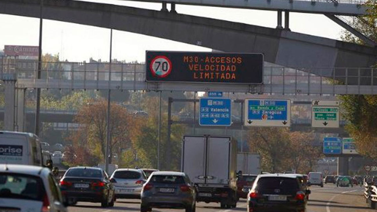 Madrid limita la velocidad a 70 km/h por alta contaminación