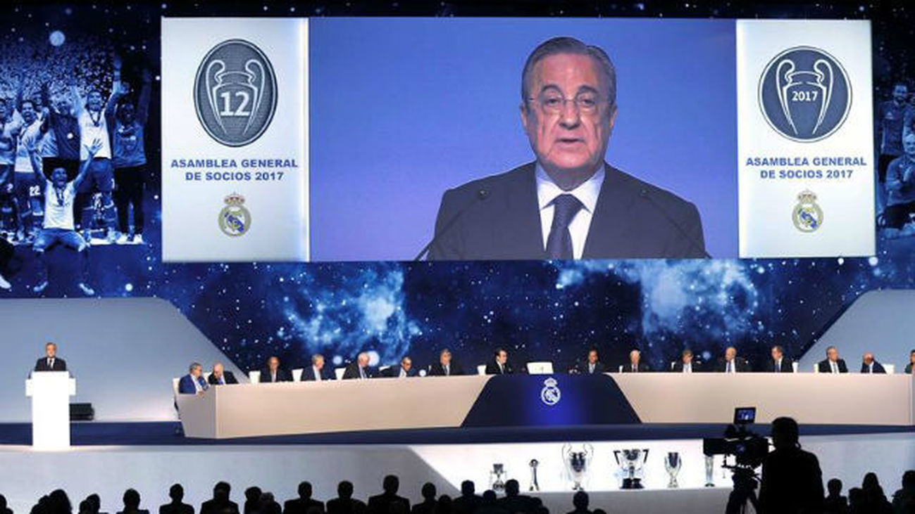 Florentino: "Hemos vivido la mejor temporada en títulos en 115 años de historia"