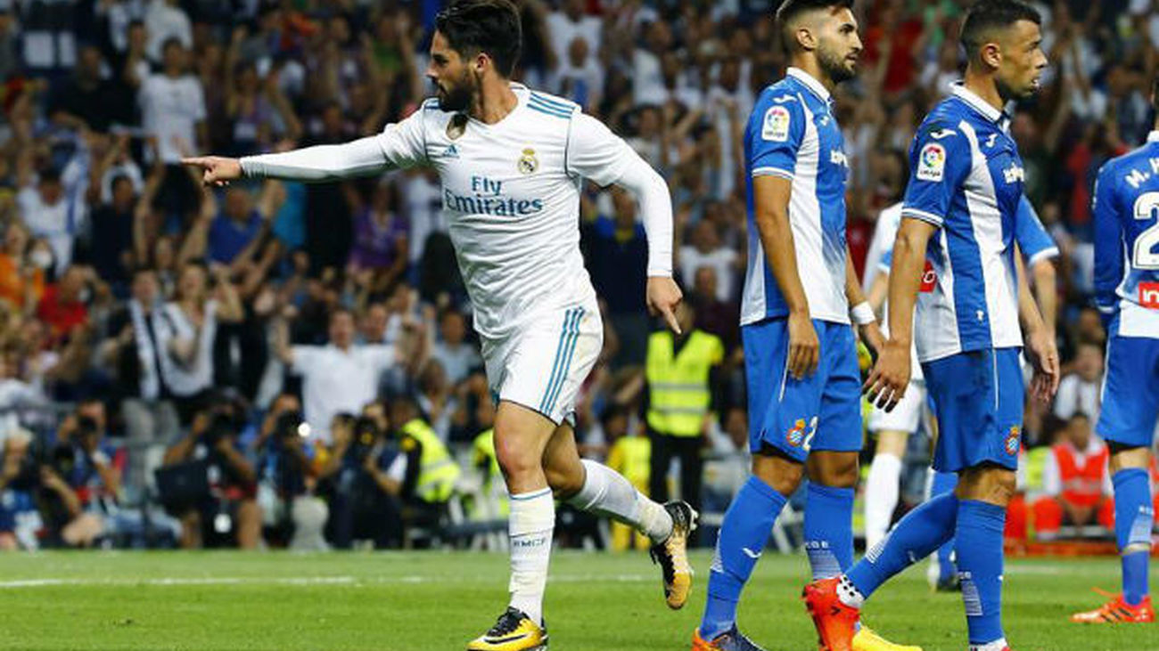 2-0. Isco cambia la dinámica en el Bernabéu