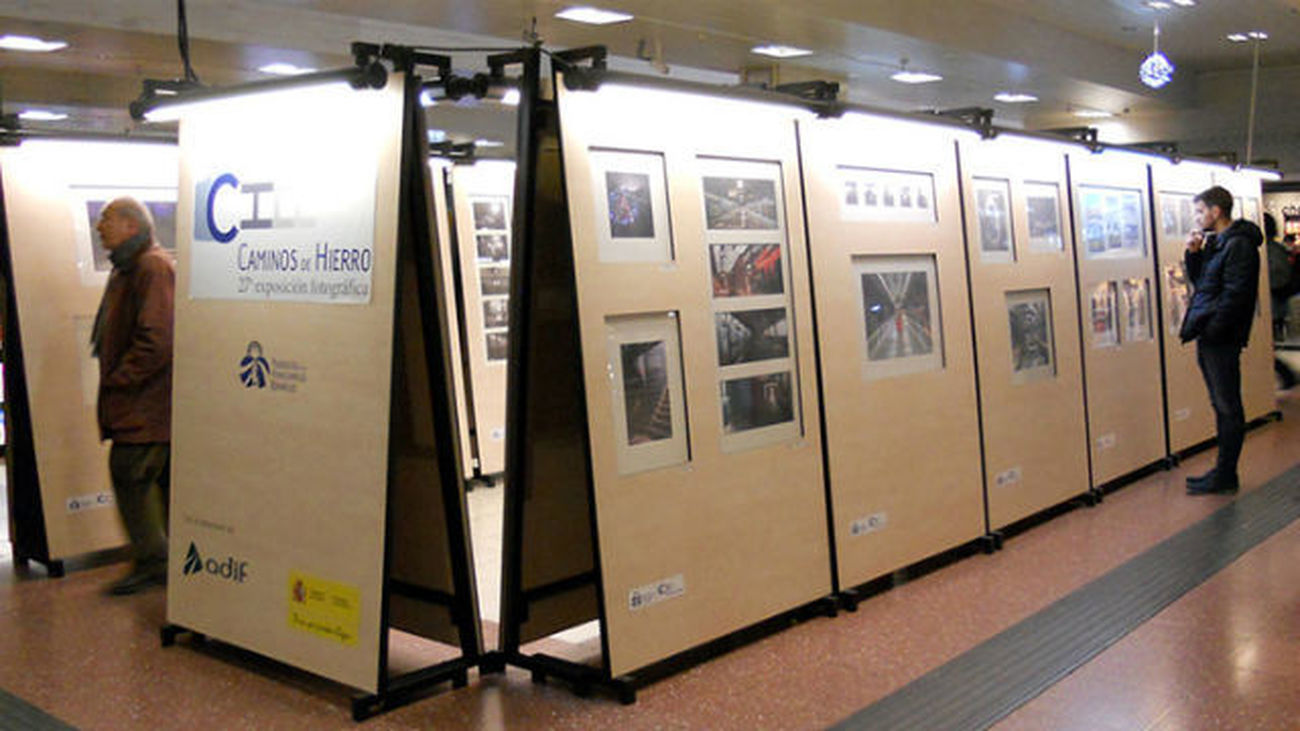 La estación de Chamartín acoge la exposición fotográfica 'Caminos de Hierro'