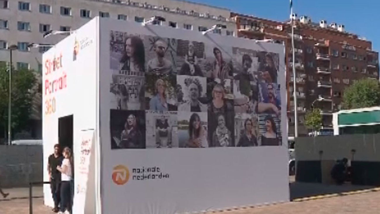 Madrid estrena la primera exposición 360º de 'Street portrait'