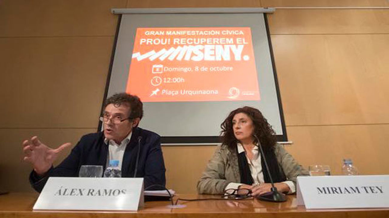 Societat Civil llama a manifestarse el domingo en Barcelona a favor de la sensatez